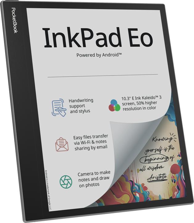 Actual product image PocketBook InkPad Eo (10.30", 64 GB, Misty grey)