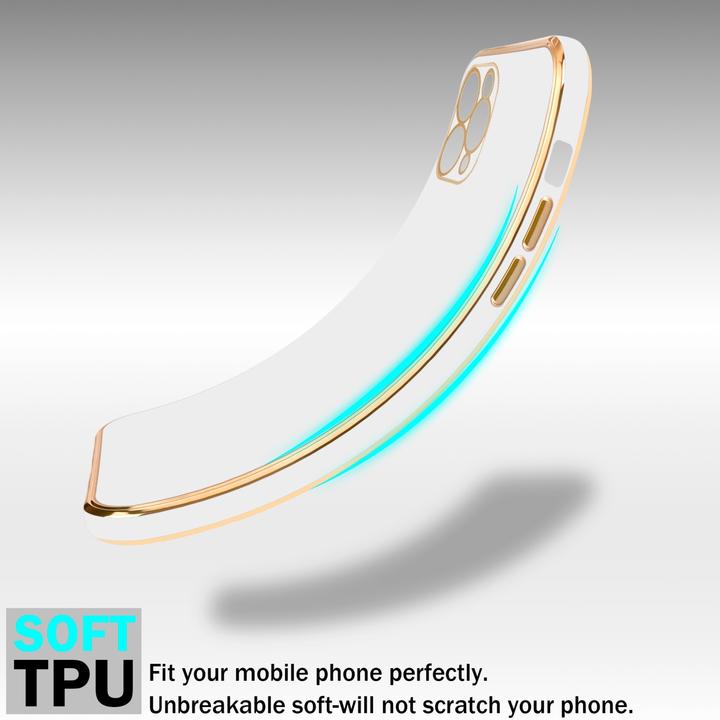 Produktbild Cadorabo Hülle für Apple iPhone 12 PRO MAX im TPU mit Kameraschutz LM130 Style (Apple iPhone 12 Pro Max)