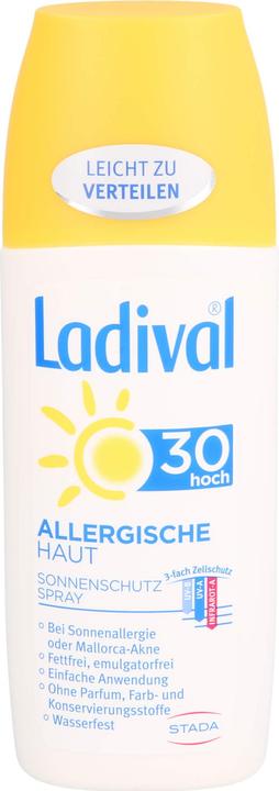 Ladival Allergische Haut LSF 30 Sonnenschutz-Spray, 150 ml Lösung (Sonnenspray, SPF 30, 150 ml)