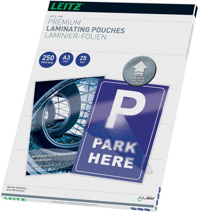 Produktbild Leitz Laminierfolie (A3, 25 Stück, 250 µm)