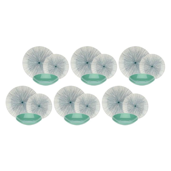 Rose Tulipani Dinner service for 6 people Warm on Me (18 Piece)