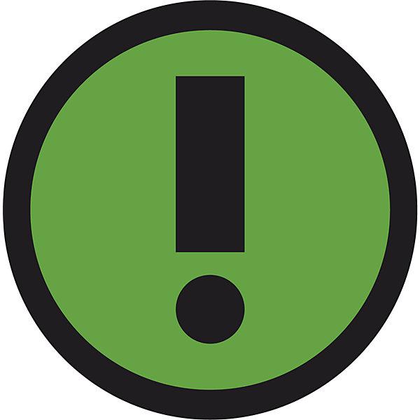 Image du produit smiT Film magnétique ATTENTION, Ø 50 mm, lot de 20, vert/rouge.