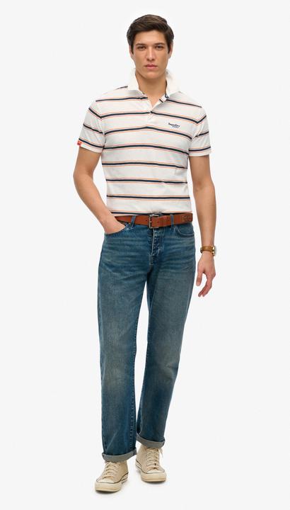 Immagine prodotto Superdry Leichtes Jersey-Polohemd mit Streifen (M)
