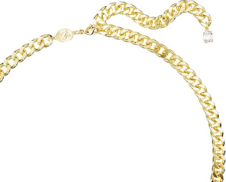 Produktbild Swarovski Millenia Halskette Oktagon Schliff Grün Gold (Swarovski Metall, 42 - 47 cm)