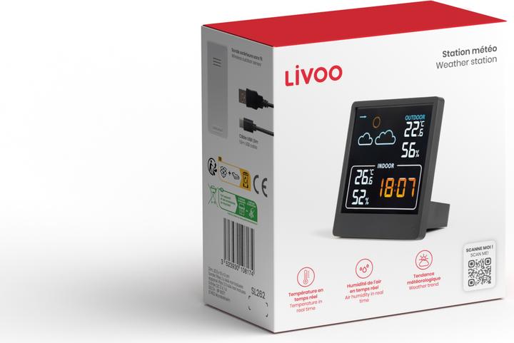 Actual product image Livoo Weather station