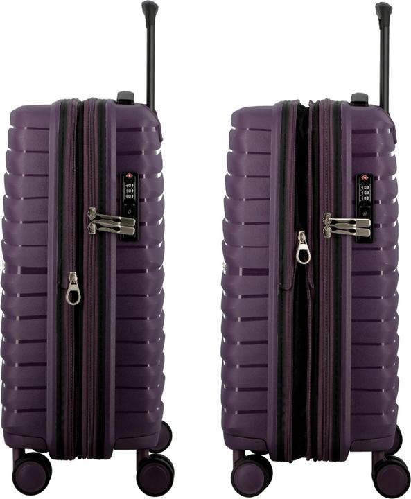 Actual product image Jump Xwave 4-wheel cabin trolley 55 cm with stretch fold (35 l, Hand luggage (up to 50 litres))