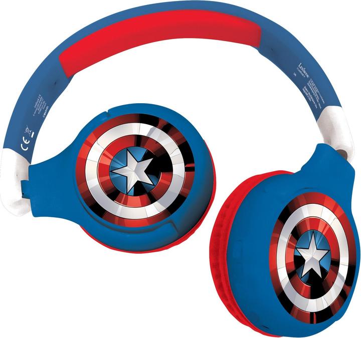 Produktbild Lexibook Avengers - 2 in 1 Bluetooth foldable Headphones (HPBT010AV)
