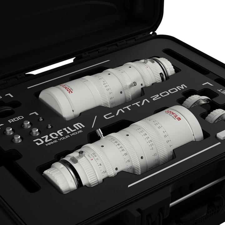 Actual product image Dzofilm Catta Zoom Bundles 18-35/35-80 T2.9-E Mount(White) (C-mount, full size)