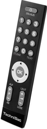 Image du produit TechniSat IsiZapper, télécommande pour seniors, noir