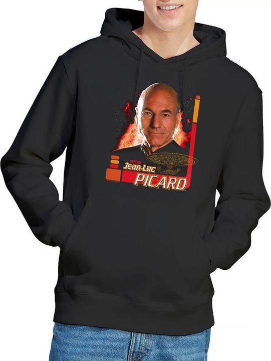 Immagine prodotto Felpa con Cappuccio Jean-Luc Picard Uomo (L)