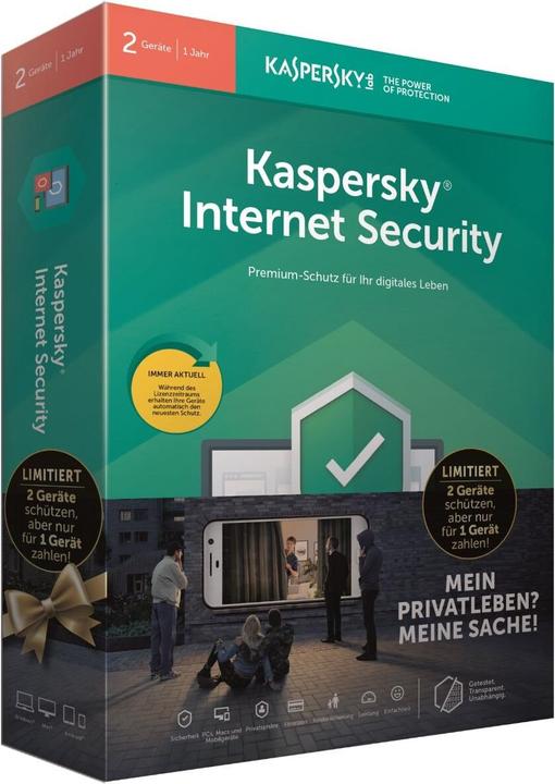 Kaspersky Internet Security 2019 Limited Edition (2 User, 12 Monate)