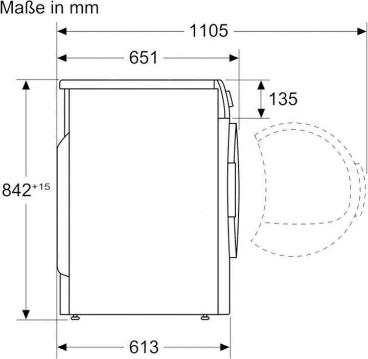 Image du produit Bosch Hausgeräte WQB246D0CH (9 kg, Droite, Fiche CH)