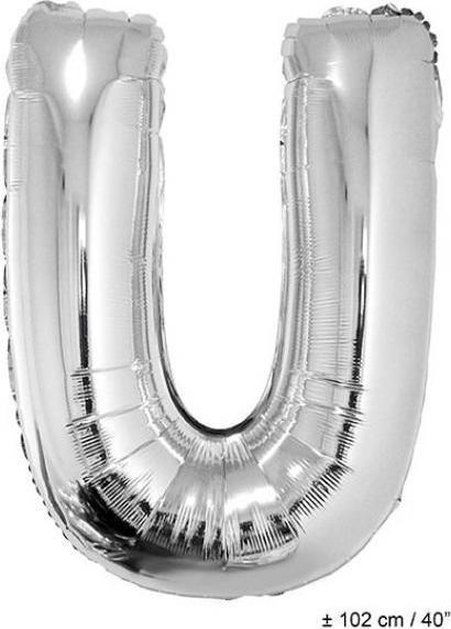 Produktbild Espa Folienballon Buchstabe U Silber 102cm Riesenballon (1 x)