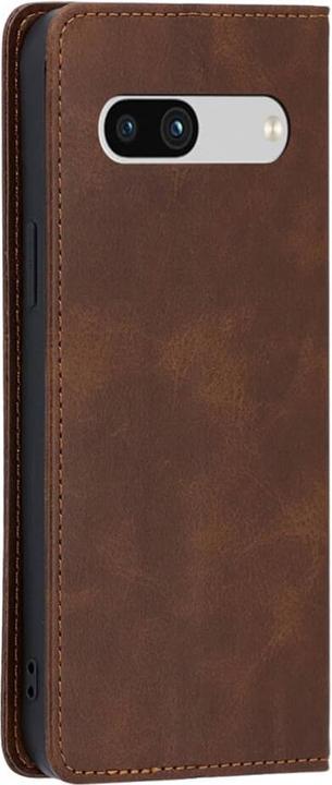 Actual product image Cover-Discount Google Pixel 7a - Stand Flip Case Cover brown (Google Pixel 7a)