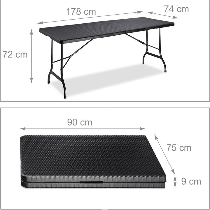 Image du produit Relaxdays Tables de jardin (178 cm)