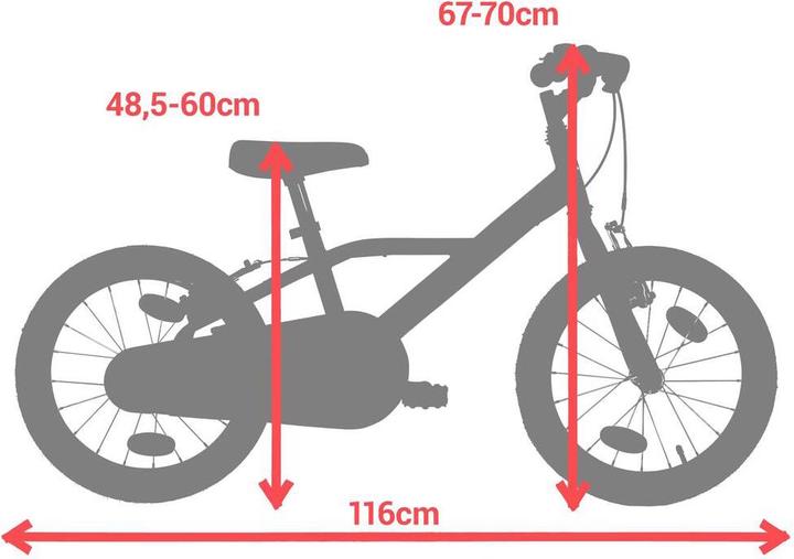 Produktbild Btwin BIKE 500 DARK HERO (16")