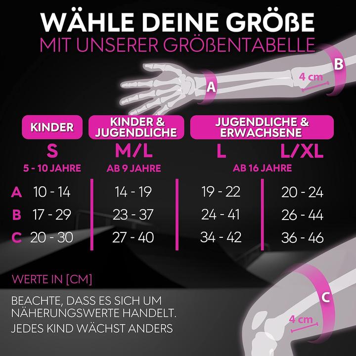 Produktbild Skatewiz Skate Protektoren Set (M, L, Handgelenkschoner, Knieschoner, Ellbogenschoner, 6 Stück)