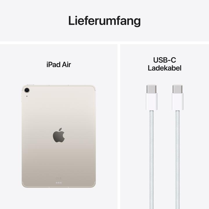 Actual product image Apple iPad Air 11 2025 (M3) (5G, 11", 128 GB, Starlight)