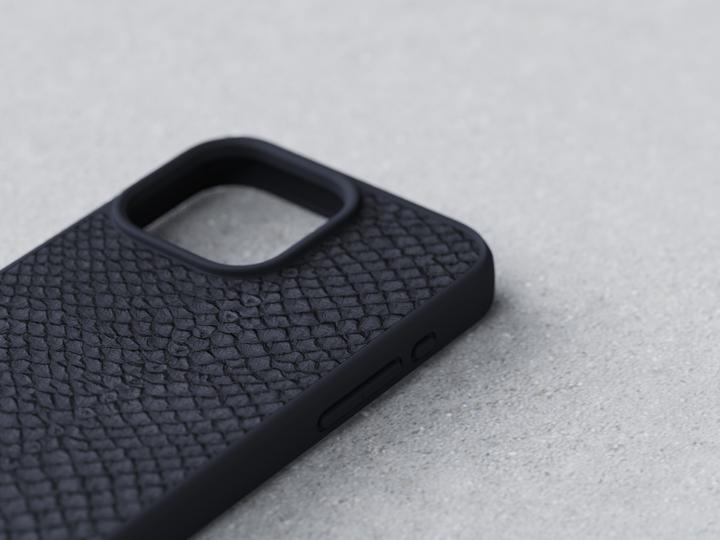 Immagine prodotto Njord Custodia rigida per Magsafe in pelle Salm.Leather Nero (Apple iPhone 15 Pro)