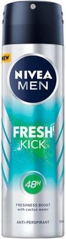 Produktbild NIVEA Men Fresh Kick antiperspirant 150ml (150 ml, Flüssiges Shampoo)
