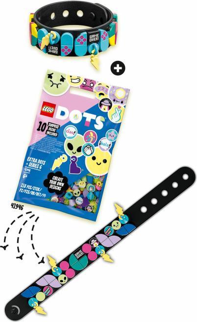 Actual product image LEGO Gaming bracelet with pendants (41943, LEGO Dots)
