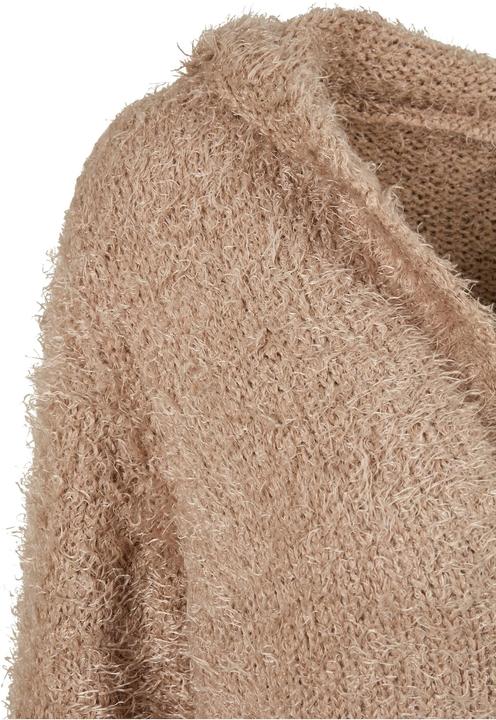 Actual product image Urban Classics Ladies Hooded Feather Cardigan (M)