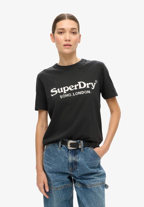 Actual product image Superdry Metallic Venue Relaxed Tee (12)