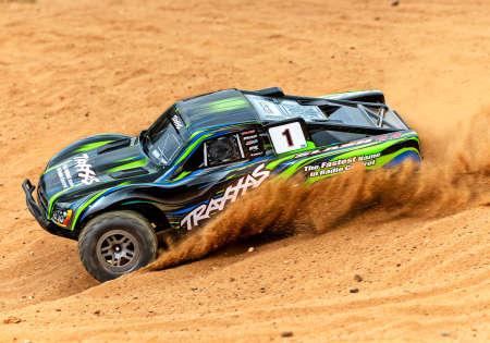 Actual product image Traxxas SLASH 4X4 BL2S GREEN 1/10 SHORT-COURSE RTR WITHOUT BATTERY/CHARGER (RTR Ready-to-Run)