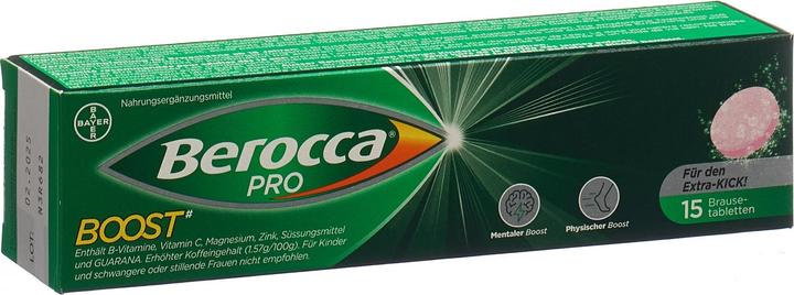 Berocca PRO Pro Boost (15 Stück, Brausetablette, 100 g)