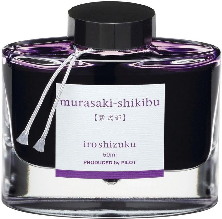 Actual product image Pilot Iroshizuku Ink 50ml - MURASAKI-SHIKIBU (ink cartridges, Violet)