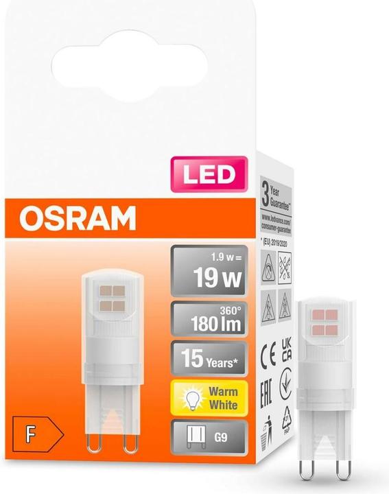 Actual product image Osram LED Pin (G9, 1.90 W, 180 lm, 1 x, F)