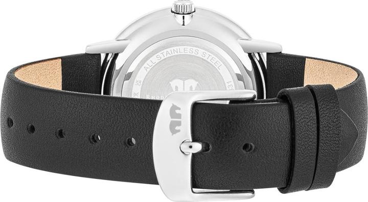 Produktbild Damen Quarzuhr Pamina Echtleder schwarz - 23870 (Analoguhr, 36 mm)