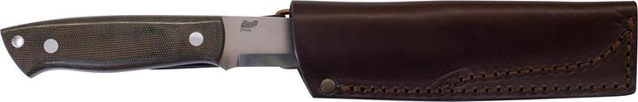 Produktbild Brisa Trapper 95 Elmax Green Micarta Scandi Bushcraft (9.50 cm)