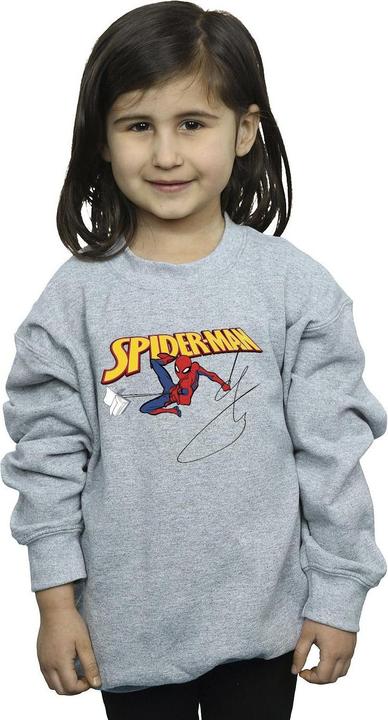 Produktbild SpiderMan With A Book Sweatshirt Mädchen (152, 158)