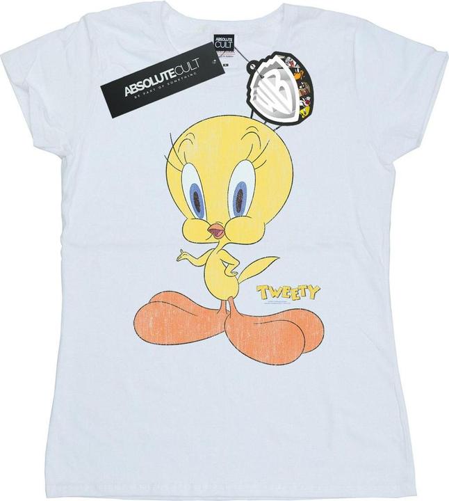 Looney Tunes Tweety Pie Distressed TShirt (L)