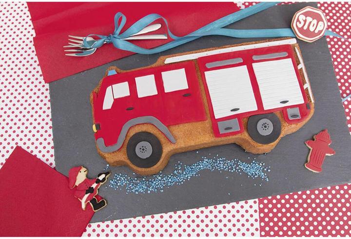 Image du produit Städter Moule à gâteaux à motif - Camion de pompiers