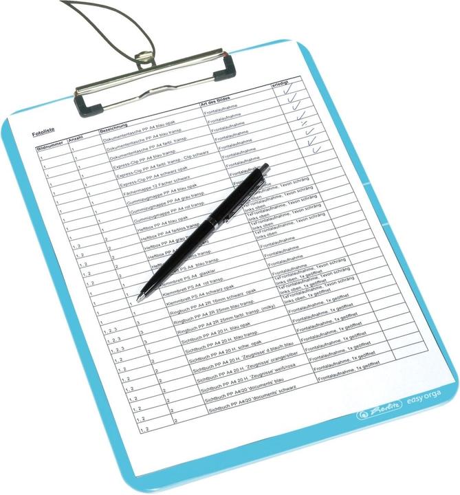 Actual product image Herlitz 11205671 Clipboard Polystyrene (21 x 29.5 cm)