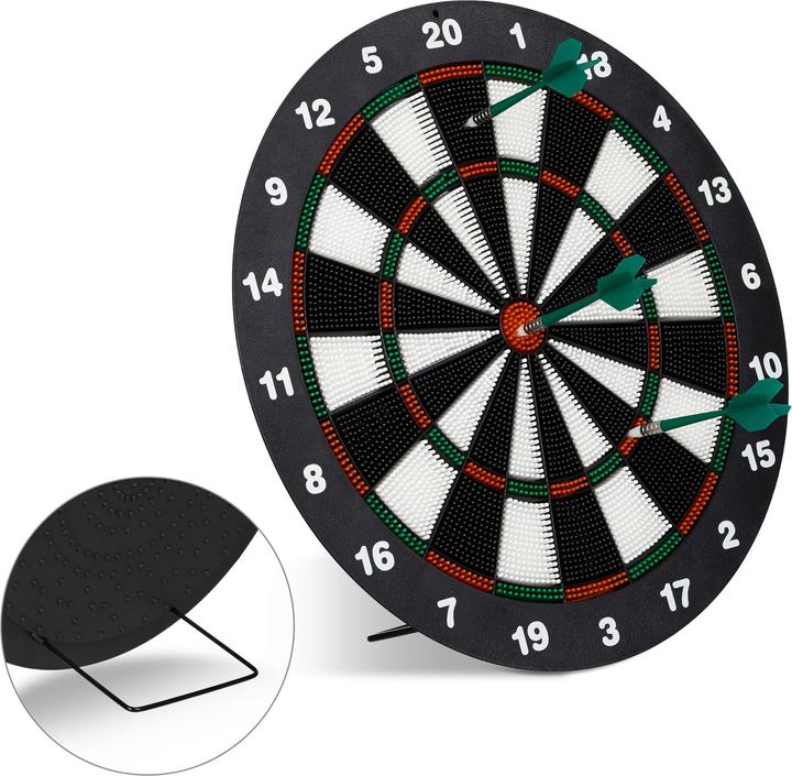 Actual product image Relaxdays Dartboard Soft Darts