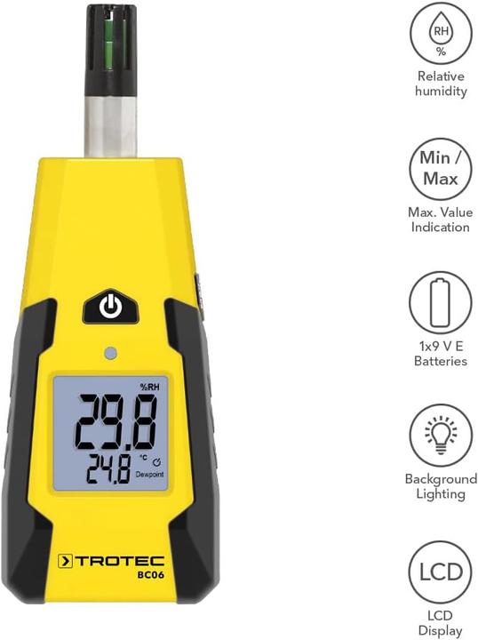 Image du produit Trotec BC06 Thermohygrometer