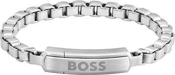 Hugo Boss Timeless men Ìs bracelet in Devon steel 1580596 - Length: 19 cm (19 cm)