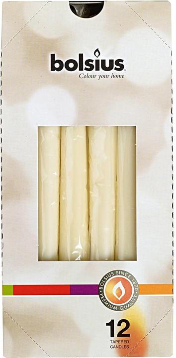 Immagine prodotto Bolsius Spitzkerze 24,5x2,4cm elfenbein (1 pz.)