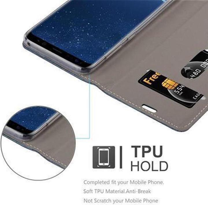 Produktbild Cadorabo Book Jeans Optik Cover (Samsung Galaxy S8+)