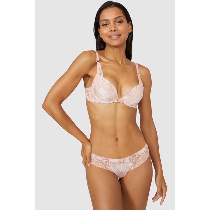 Actual product image Debenhams Womens/Ladies Kani Leaf Print Bra