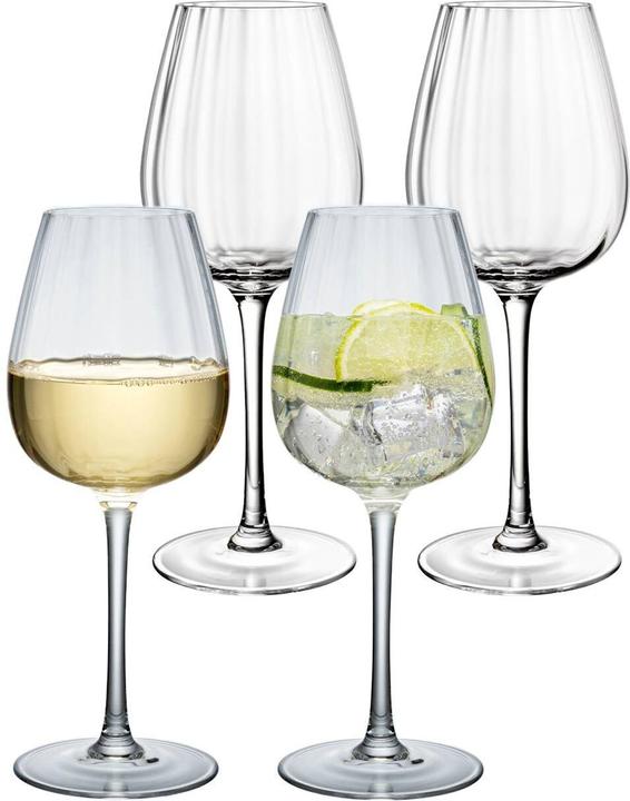Actual product image Villeroy & Boch White wine goblet, set of 4 pieces Rose Garden (12 cl, 4 Glasses, White wine glasses)