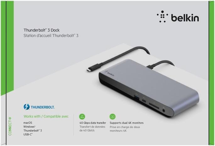 Immagine prodotto Belkin Dock Pro (Thunderbolt, 5 Porti)