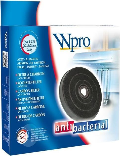 WPRO Filtre à charbon actif FAC519, 481281718534, Type E233, CHFE233/2