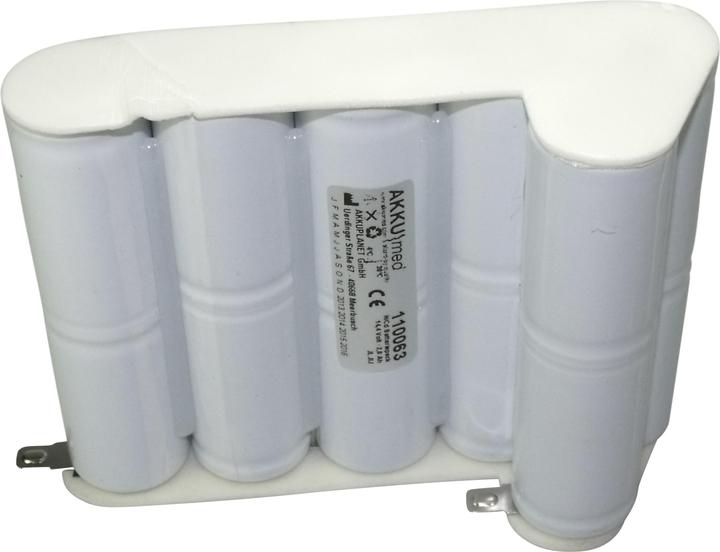 Image du produit AccuCell Akku Physio Control Defibrillator LP6, LP7, VSM2 EKG Monitor (1 pcs, Spécifique à l'appareil, 2000 mAh, Batterie)