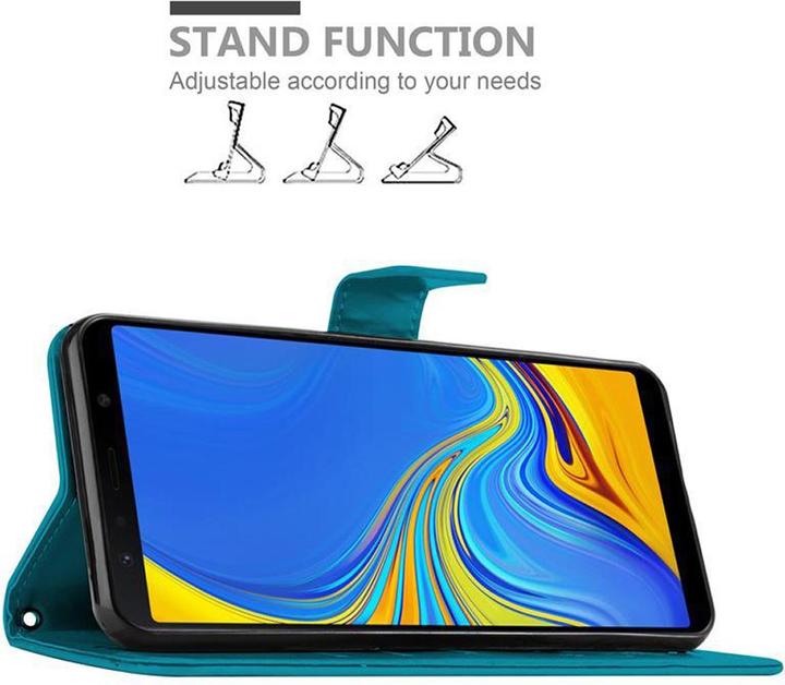 Image du produit Cadorabo Couverture du livre de fleurs (Samsung Galaxy A7 (2018))