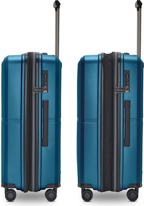 Immagine prodotto Pactastic Collezione 01 Carrello a 4 ruote da 67 cm con piega ad espansione (71 l, M (50 - 90l))