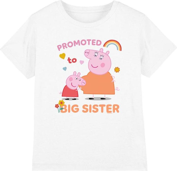 Peppa Pig - T-shirt PROMOTED TO BIG SISTER - Enfant